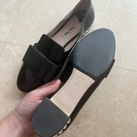 Miu Miu Studded Flats - Picture 6 of 7